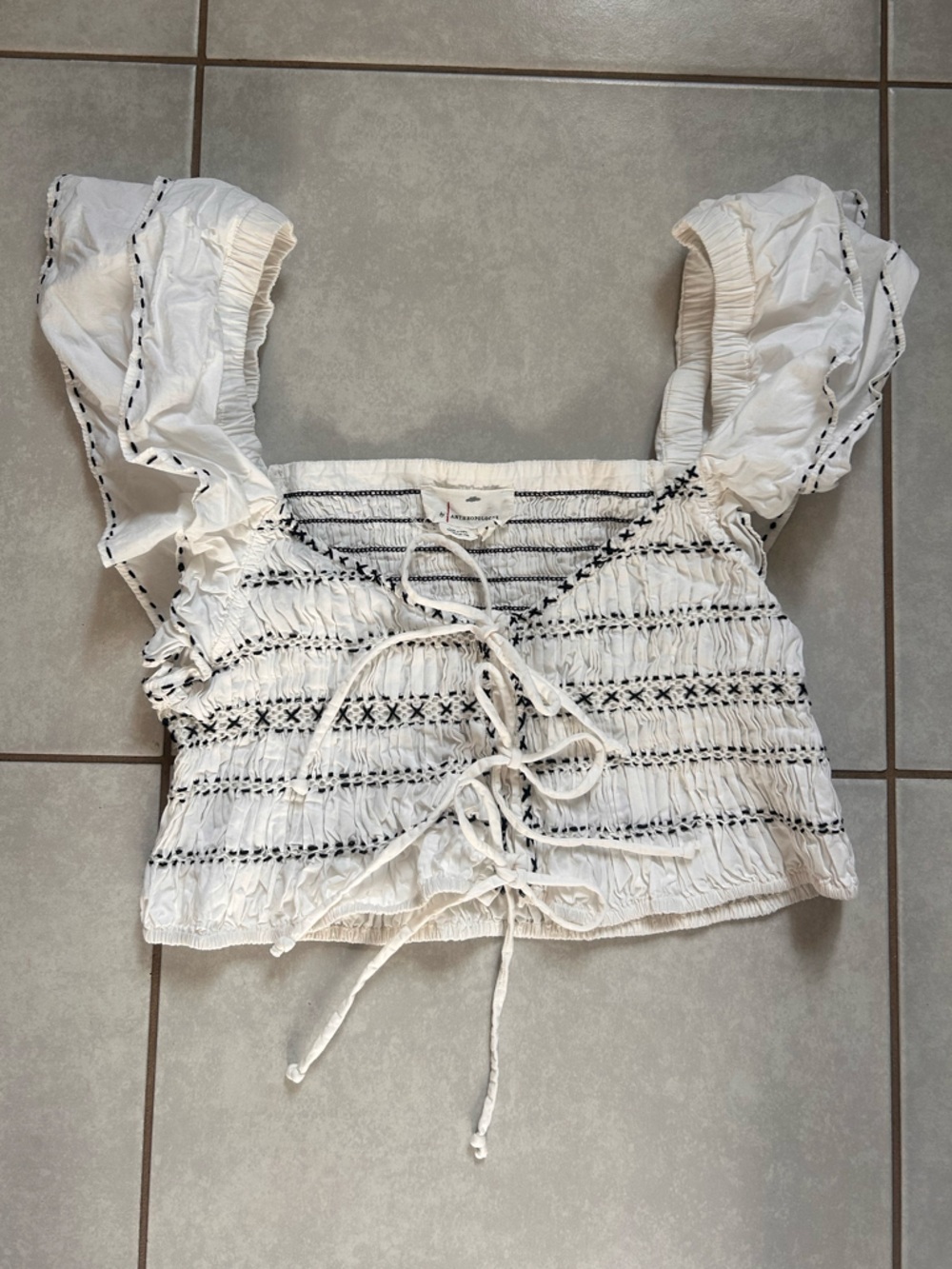 Anthropologie Smocked Pullover - Picture 2 of 9